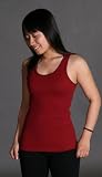 American Apparel 2x1 Yoga Boy Beater Tank