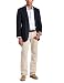 Joseph Abboud Men's Blend 2 Button Side Vent Soft Construction Sport Coat, Navy, 44 Short