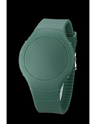 Youyoupifa Dark Green Silicone Fashion LED Digital Display Plastic Strap(Unisex)