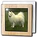 American Eskimo - 6 Inch Tile Napkin Holder