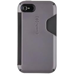 Speck SPK-A0332 CandyShell Card Phone Case for iPhone 4 (NightDrive Grey, Fits Verizon and AT&T Models)