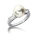 1.7 Ct Diamond Pearl Ring Engagement Round Cut