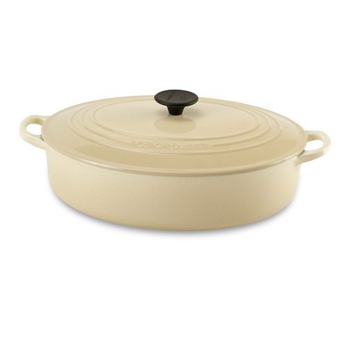 LE-Creuset Gourmet Bräter Oval 32Cm Creme LEC 