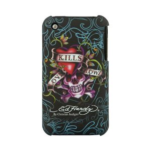 Ed Hardy Faceplate LKS f&uuml;r iPhone 3G Black Preisvergleich