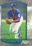 Brandon Phillips, Montreal Expos, 2000 Bowman Rookie Card Autographed Card