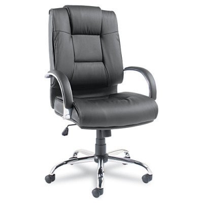 Alera® ALERV41LS10C - CHAIR,HI BACK,LTHR,BKCHMS