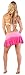 INGEAR Women's Miniskirts Cotton (Large, Pink Fade)