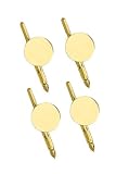 Solid 14k Gold Coordinating Stud Set (4)