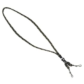 Click here to buy Hunters Specialties Dog Training Whistle Lanyard with Black Mini Duck Call Ornament.