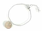 (クリスチャンディオール)Christian Dior ロゴ＆サークルモチーフ付きブレスレット シルバーXピンク D16079 並行輸入品