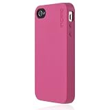 Incipio iPhone 4/4S NGP Semi-Rigid Soft Shell Case - 1 Pack - Retail Packaging - Matte Fuchsia Magenta