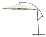 Coolaroo 10 Foot Round Cantilever Freestanding Patio Umbrella, Smoke