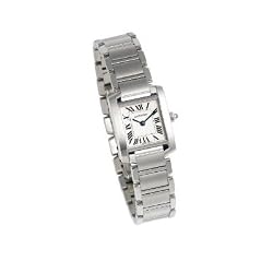 Cartier Women's W51008Q3 Tank Francaise Stainless Steel Watch