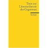 Texte zur Literaturtheorie der Gegenwart