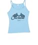 Camaro - Blue Crossed Flags - Light Blue Ladies Tank Top