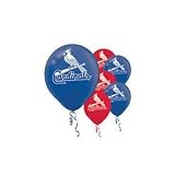 St Louis Cardinals Latex Balloons (6 Pack)
