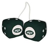 New York Jets Fuzzy Dice