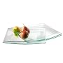 Verso 922268 3er Set Platzteller Pura, Glas, 29 x 29 cm