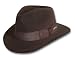 Apparel : Indiana Jones Men's Water Repellent Wool Felt Fedora