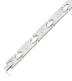 Mens Titanium & 18k Bracelet, 18k Gold