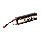Dynamite7.4V5300mAh2S25CLiPoBatteryPack,HardCase:TRA