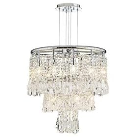Luminous Collection 26" Wide Clear Crystal Chandelier