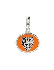 Buffalo State Bengals College Drop Bead Fits Most European Style Bracelets Including Chamilia, Kera Troll and More. Officially Licensed, High Quality Bead in Stock for Fast Shipping