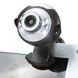 USB Webcam 20MP 6 LED 20 MegaPixel Web Cam, Built-in Microphone Mic for Laptop PC Vista windows 7 Windows & Mac - Skype, MSN, Yahoo, iChat