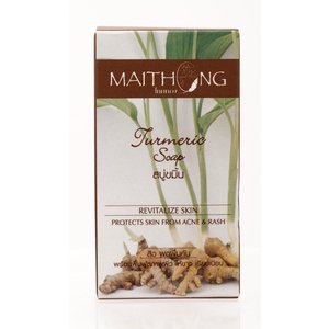 6x Maithong Bar Soap Tumeric