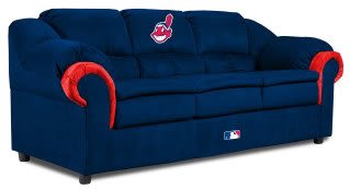 Home Team MLB Cleveland Indians Pub Sofa