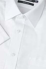 Cotton Rich Quick Iron Short Sleeve Twill Shirt