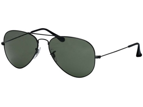Black Aviator Sunglasses Smoke Lenses
