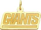 14K Gold NFL New York Giants Charm