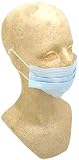 31eP2KpaUrL. SL160  Disposable EARLOOP Face MASK PVC concealed nose piece minimizes x ray reflection 4 Fold  