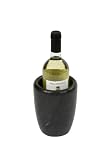 Review T&G Woodware Limited 17462 / T&G Marble Art Black Marble Wine Cooler or Utensil Pot in Silky Black.d12.5x16.2cm