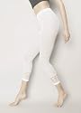 White Capri Leggings