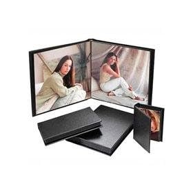 Flora Superior Series, Self Adhesive Album, Chocolate Cover with Black Pages, 15 Page Capacity Holds 30 5x7 Photos.