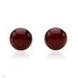 Stud Earrings With 2.25ctw Genuine Chalcedonies Beautifully Designed in 14K Yellow Gold