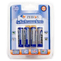 Zeikos ZE-4AA Rechargeable AA 2900mAh Batteries (pack of 4) (Discontinued by Manufacturer)