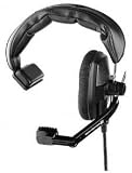 Beyerdynamic DT108 Single Sided Intercom Headset with 200 Ohm Microphone & 50 Ohm Headphone - Black