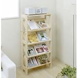 アイリスオーヤマ ウッディラックナナメシェルフ WOR-120Nクリア