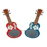 Ukulele Glasses Red and Blue