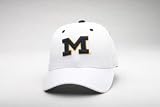Michigan Wolverines DH Logo M Exact Fit White