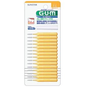 GUM 歯間ブラシ I字型 S 15P