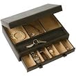 Dresser Valet with Lid (Brown) (9.375"H x 12.875"W x 4.25"D)