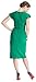 MUXXN® Women 50s Vintage Chic Cap Sleeve Pencil Dress