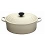 Le Creuset Cast Iron Oval Casserole, Almond, 25 cm