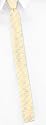 Freeman Knit Narrow Tie by Orsini - Yellow Cotton