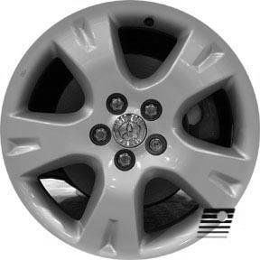 REFINISHED 16 inch Bright Silver Full Face Painted Alloy Factory, OEM Wheel, Rim
