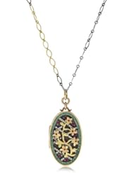 Annie Fensterstock Eden Locket Necklace